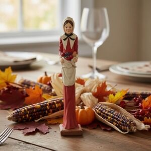 THANKSGIVING  Pilgrim Collectible Woman Dress Windsor Collection